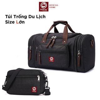 COMBO TÚI TRỐNG DU LỊCH CỠ LỚN VÀ TÚI ĐEO CHÉO THỜI TRANG HR272HR276- HARAS