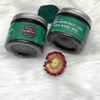 Hộp thơm cà phê đẹp rẻ 100% hạt nguyên chất khử mủi ô tô, tủ, văn phòng