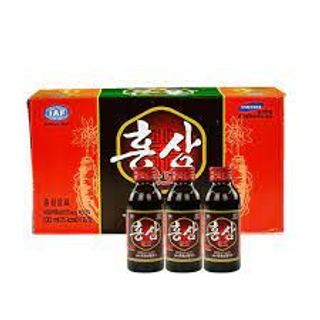 Nước uống hồng sâm Hàn Quốc thùng 100 chai x 100ml