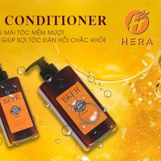 Dầu xả men bia tươi Beer Conditioner Hera giúp giảm tình trạng xơ, rối, gãy rụng, chẻ ngọn