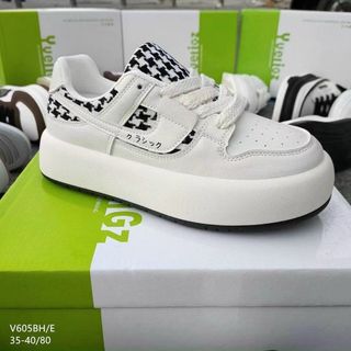 Giày thể thao nữ sneaker độn đế phong cách hàn quốc dễ thương V605