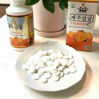 Viên Ngậm Vitamin C Jeju Tangerine King Premium Hộp 365 Viên