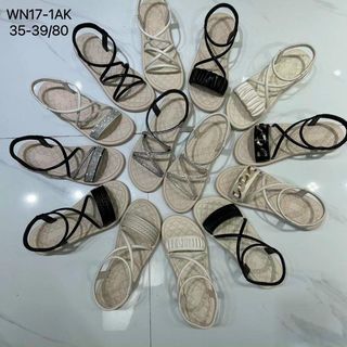 Sandal nữ quai chéo dễ thương WN17