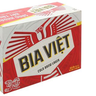 Thùng 12 lon bia Bia Việt 330ml giá sỉ