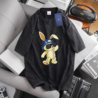 Áo thun nam, áo phông nam cao cấp, Thiết kế wash chất chơi. Logo in cute, couple siêu xinh, 1 phong cách cực kì thời trang - size từ 55kg - 85kg