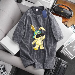 Áo thun nam, áo phông nam cao cấp, Thiết kế wash chất chơi. Logo in cute, couple siêu xinh, 1 phong cách cực kì thời trang - size từ 55kg - 85kg