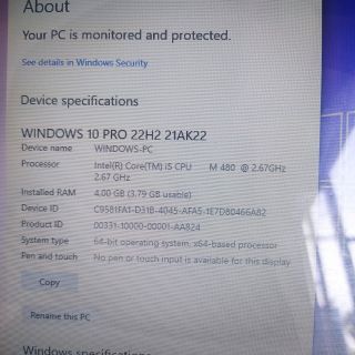 Laptop Asus A42J 14 inch core i3 ram 4g win10 bảo hành 1 năm