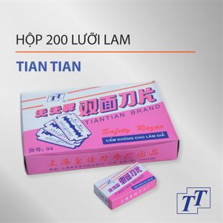 Hộp 200 lưỡi lam Tian Tian