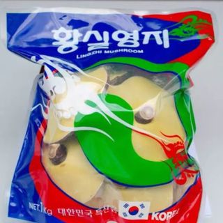 Nấm linh chi vàng thơm Hàn Quốc 1 kg túi xanh