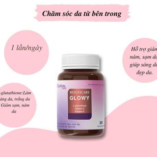 Viên uống Trắng da, ngừa nám Rejuvicare Glowy - Hộp 30 viên