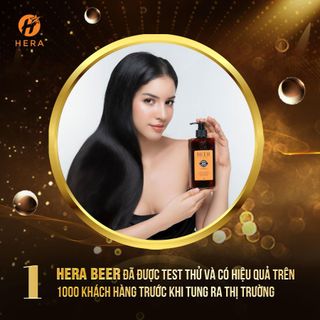Dầu gội men bia tươi Beer Shampoo HERA, bí quyết giúp tóc chắc khỏe từ gốc đến ngọn