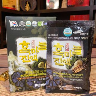 Nước Uống Tỏi Đen Đông Trùng Hạ Thảo Taewoong Hàn Quốc (70ml x 30 Gói)