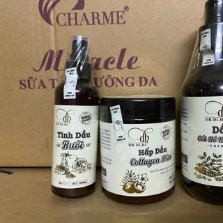 Combo 3 món Gội Xả Xịt Bồ Kết Bưởi Dừa Dr Di Hi