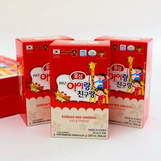 Nước hồng sâm cho trẻ em hươu cao cổ Bio Hàn Quốc
