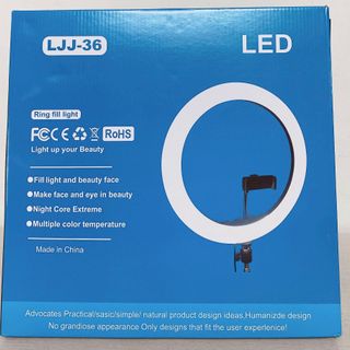 Đèn livestream 36cm 3 kẹp