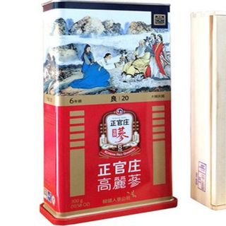 Hồng sâm củ khô hộp thiếc 150g Pocheon Hàn Quốc