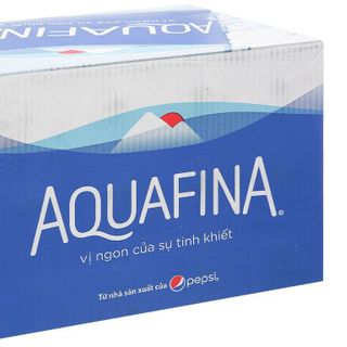 Thùng 12 chai nước tinh khiết Aquafina 1.5 lít