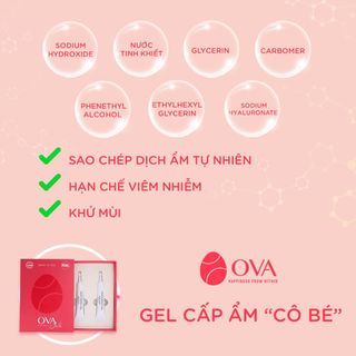 Gel bôi trơn âm đạo OvaSilk Ova giảm và cấp ẩm âm đạo và an toàn cho vùng kín 120g