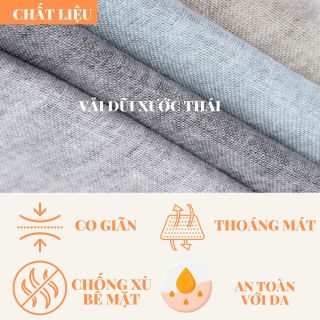 Quần đũi dài nam ống suông cạp chun khuy cài mặc nhẹ thoáng mát
