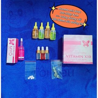 SET KÍCH TRẮNG VITAMIN X10
