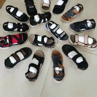 Sandal nam quai dán đế cao su mềm êm chân V612