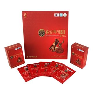 Nước hồng sâm nhung hươu linh chi Hàn Quốc Q Plus hộp 30 gói x 50ml