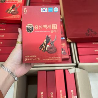 Nước hồng sâm nhung hươu linh chi Hàn Quốc Q Plus hộp 30 gói x 50ml