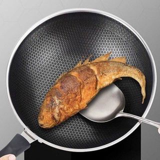 CHẢO VÂN TỔ ONG SÂU LÒNG SIZE 32 CM DÙNG CHO MỌI LOẠI BẾP