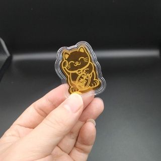 Miếng dán mèo thần tài