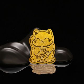 Miếng dán mèo thần tài