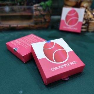 Miếng dán ngực nhũ hoa (đầu ti) silicone cao cấp Ovapink NipplePad MDN002- mềm mại và tái sử dụng được 6 tháng