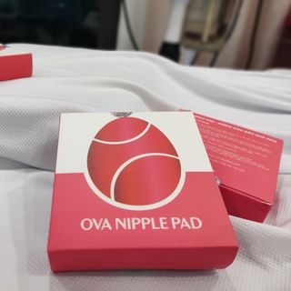 Miếng dán ngực nhũ hoa (đầu ti) silicone cao cấp Ovapink NipplePad MDN002- mềm mại và tái sử dụng được 6 tháng