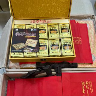 Nước đông trùng hạ thảo Hàn Quốc hộp rùa vàng 60 gói