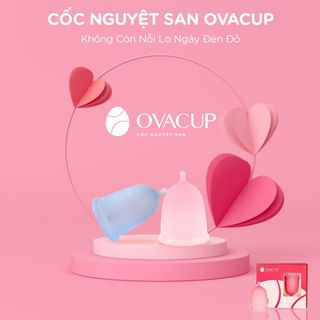 Cốc nguyệt san Ovacup y tế mềm chống tràn nhập khẩu chính hãng Made In USA 100% đạt tiêu chuẩn FDA giá sỉ