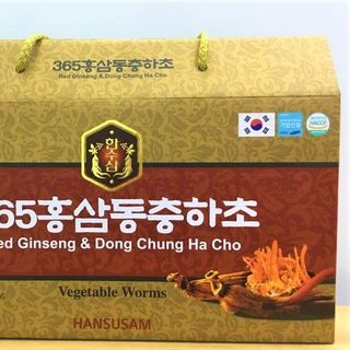 Nước Hồng Sâm Đông Trùng Hạ Thảo 365 Hộp 20 gói