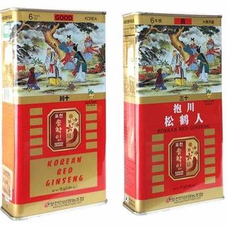 Hồng sâm củ khô hộp thiếc 300g Pocheon Hàn Quốc