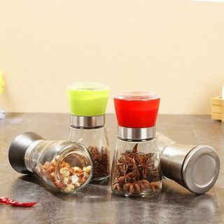 Lọ xay tiêu thủy tinh nắp nhựa