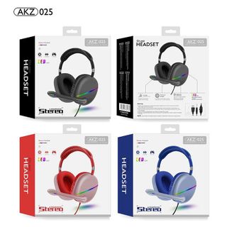 TAI NGHE HEADPHONE AKZ-025CÓ LED , CỔNG KẾT NỐI 3,5 LI + USB GIÁ SỈ
