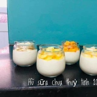 HŨ LÀM SỮA CHUA THỦY TINH 200ML