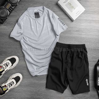 Đồ Bộ Quần Áo Thể Thao Nam Mùa Hè Chất Thun Lạnh Co Giãn 4 Chiều 5 Màu SPORT