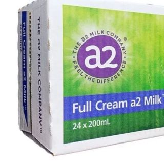 THÙNG 24 HỘP SỮA TƯƠI A2 NGUYÊN KEM FULL CREAM ÚC 200ML giá sỉ