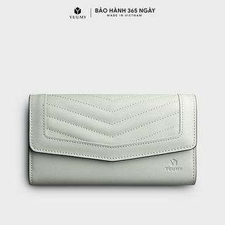 Ví da nữ cầm tay nắp gập Yuumy Seasand YV66 nhiều màu
