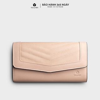 Ví da nữ cầm tay nắp gập Yuumy Seasand YV66 nhiều màu