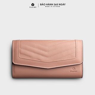 Ví da nữ cầm tay nắp gập Yuumy Seasand YV66 nhiều màu
