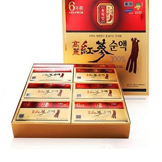 Nước hồng sâm nguyên chất 100 Pocheon Hàn Quốc 30 gói x 80ml