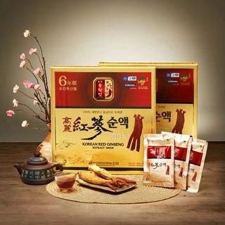 Nước hồng sâm nguyên chất 100 Pocheon Hàn Quốc 30 gói x 80ml