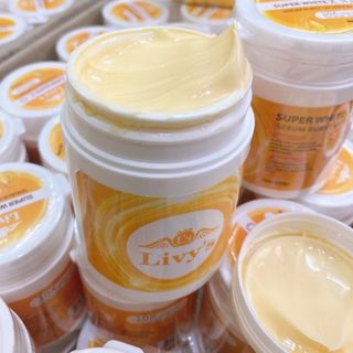 Kem kích trắng livy whitening collagen 250gam ( Pha kem body kích trắng mạnh gấp 10 lần )