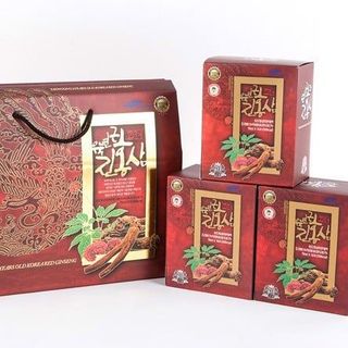 Nước Hồng Sâm Linh chi Pocheon Hàn Quốc Hộp 30 gói x 80ml