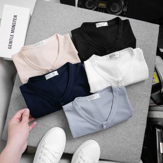 Áo thun nam trơn cổ tròn cao cấp hàng hiệu Litaia áo phông nam mặc mát chất đẹp mẫu hot ATB