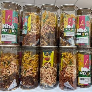 KHÔ MIX 3 VỊ (HEO, MỰC, GÀ) 300G